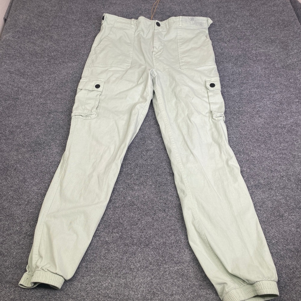 Wondery Cargo Pants Womens XL Tall Sage Green Jogger Hiking Outdoor Pockets